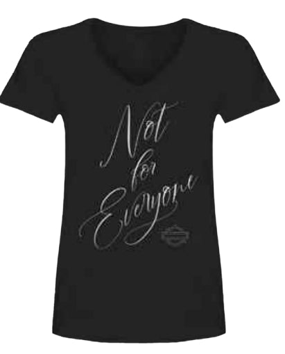 TSHIRT NOT FOR EVERYONE NOIR POUR FEMME - 3002287