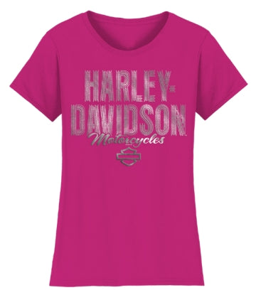 T-SHIRT FEMME FOILED FUSHIA - 3002747