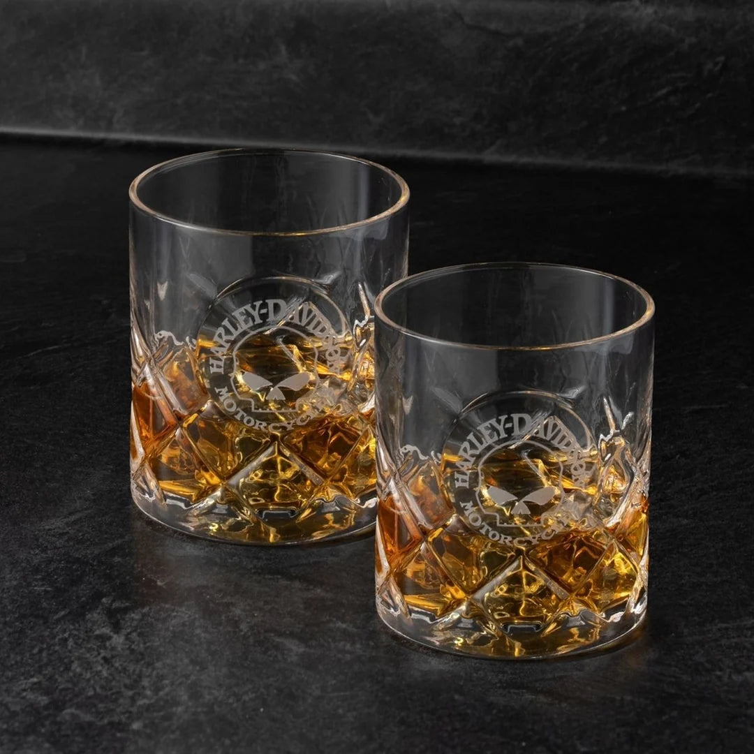 Coffret de verres Harley-Davidson Willie G. Crystal - HDL-18832