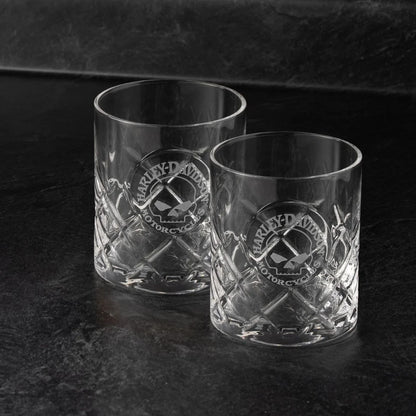 Coffret de verres Harley-Davidson Willie G. Crystal - HDL-18832