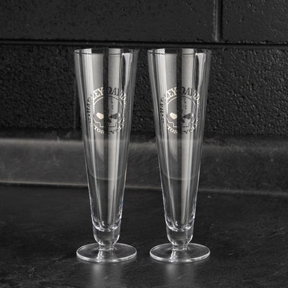 Coffret de verres à bière Pilsner HD Willie G. - HDL-18834