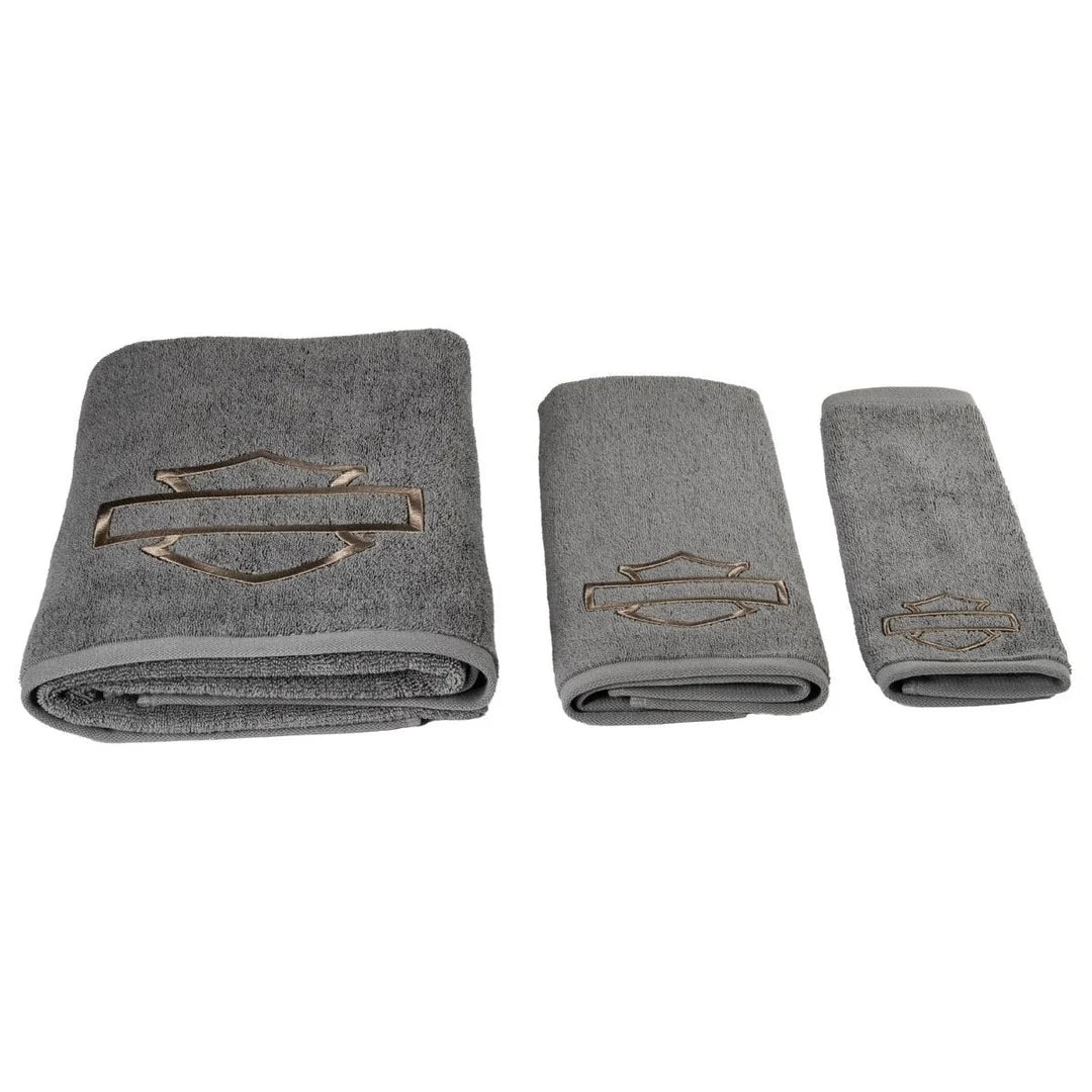 Ensemble de 3 serviettes de toilette Harley-Davidson - HDL-19514