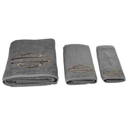 Ensemble de 3 serviettes de toilette Harley-Davidson - HDL-19514