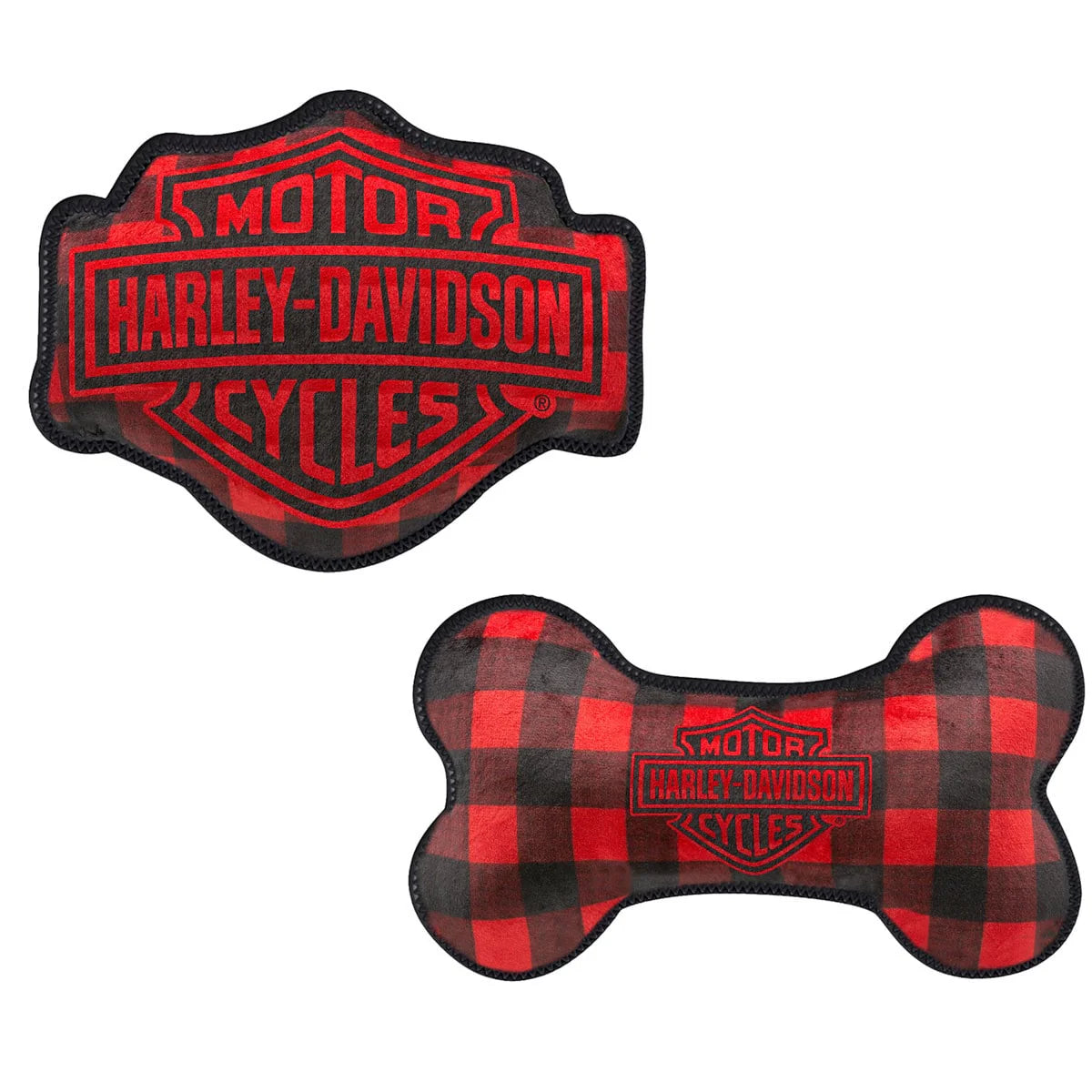 HOLIDAY PLAID PET TOY SET/ ENSEMBLE DE JOUETS POUR ANIMAUX ÉDITION LIMITÉE HDX-90212