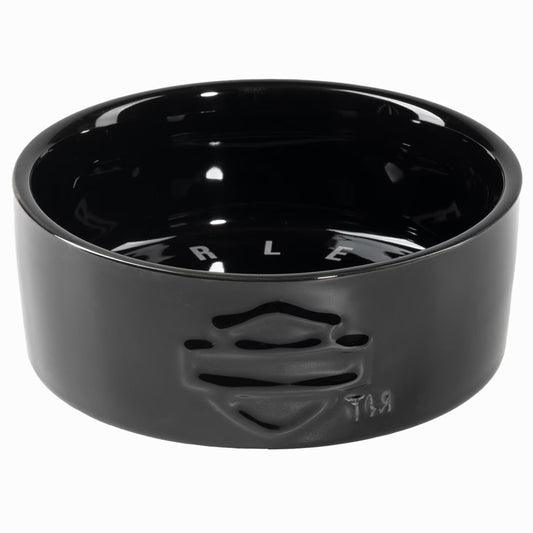 Gamelle pour animaux en céramique Open B&S - Noire - HDX-90229