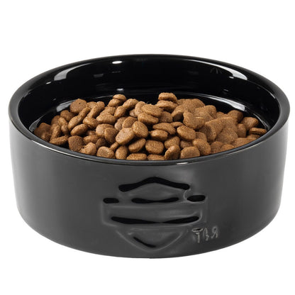 Gamelle pour animaux en céramique Open B&S - Noire - HDX-90229