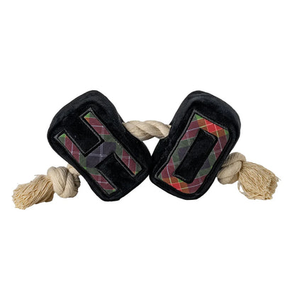 Jouet pour chien en peluche H-D, motif à carreaux de Noël - HDX-90240