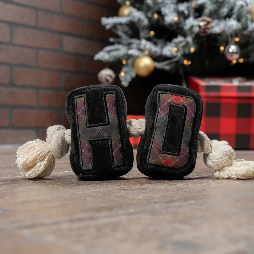 Jouet pour chien en peluche H-D, motif à carreaux de Noël - HDX-90240