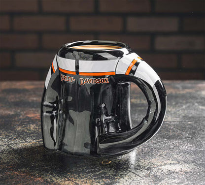 Mug sculpté en forme de veste en cuir pour femme - HDX-98694
