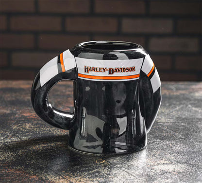 Mug sculpté en forme de veste en cuir pour femme - HDX-98694