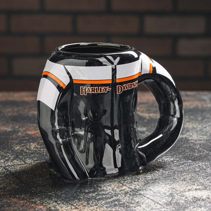 Mug sculpté en forme de veste en cuir pour femme - HDX-98694