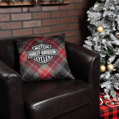 Coussin à carreaux de Noël - HDX-99352