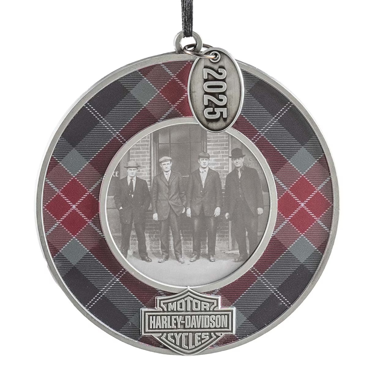 Décoration de cadre photo à carreaux pour les fêtes de fin d'année 2025 - HDX-99362