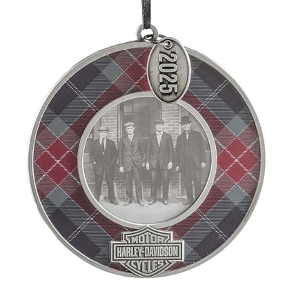 Décoration de cadre photo à carreaux pour les fêtes de fin d'année 2025 - HDX-99362