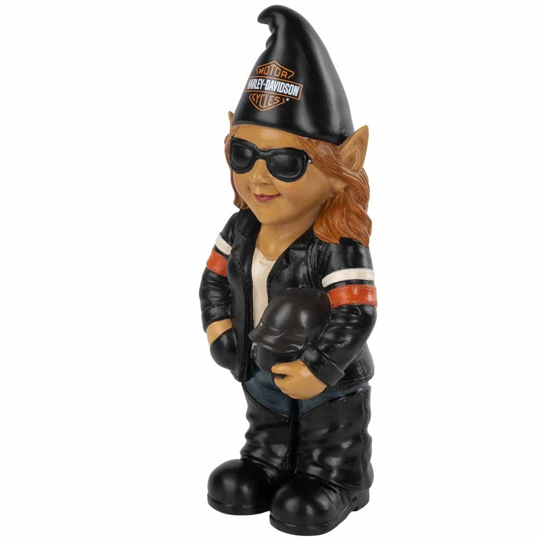 Nain motard Harley-Davidson sculpté sur mesure en polystone - HDX-99393