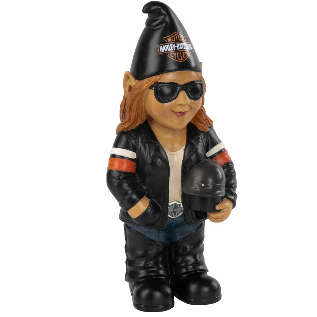 Nain motard Harley-Davidson sculpté sur mesure en polystone - HDX-99393