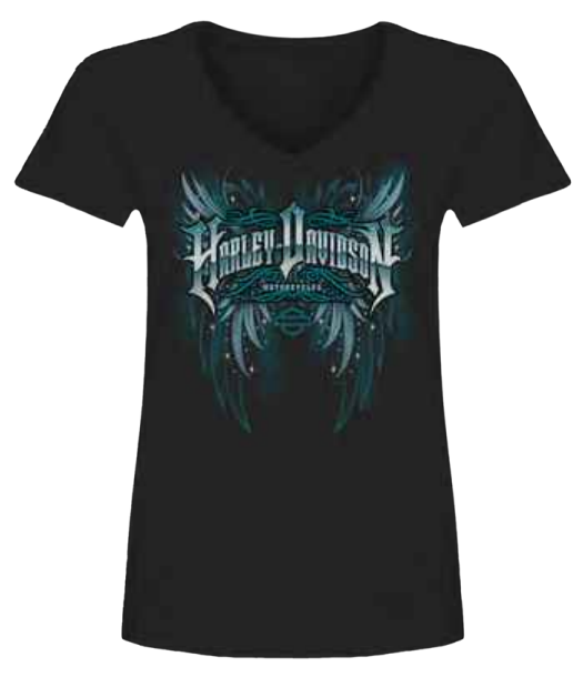 TSHIRT SPARKLE WING NOIR POUR FEMME - 3002286