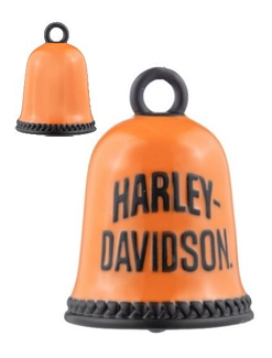 Clochette de protection de moto, orange et noire - 34M00327