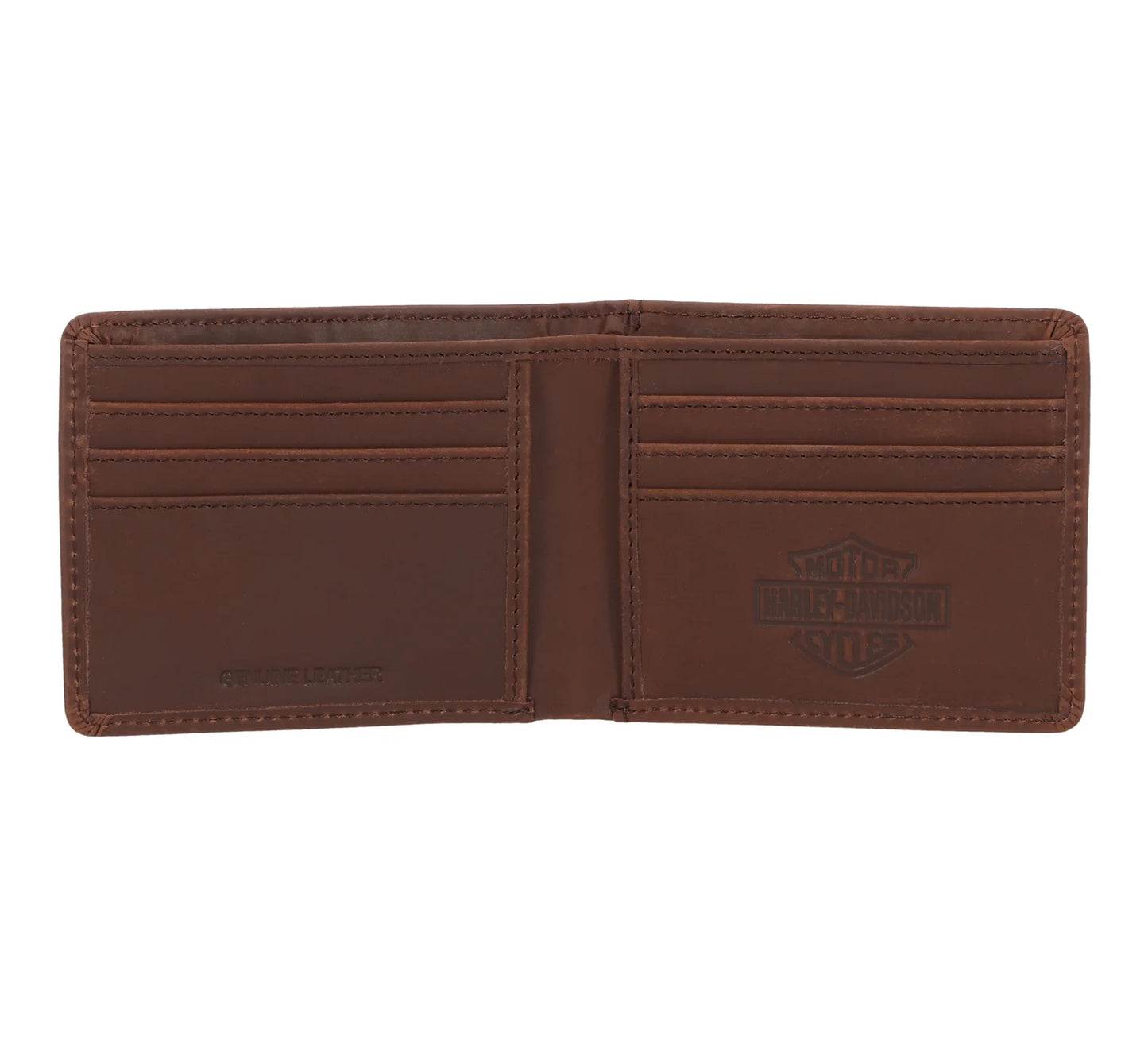 Portefeuille Harley-Davidson Smooth Classic - MWM031-BROWN
