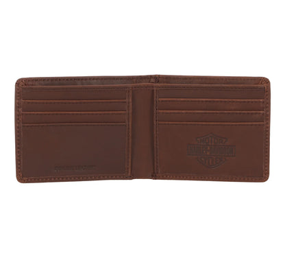 Portefeuille Harley-Davidson Smooth Classic - MWM031-BROWN
