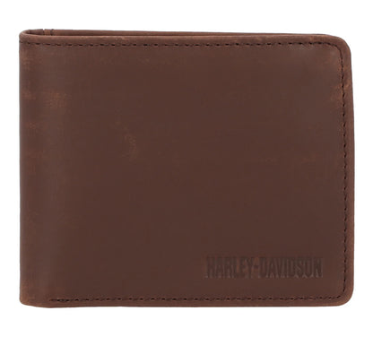 Portefeuille Harley-Davidson Smooth Classic - MWM031-BROWN