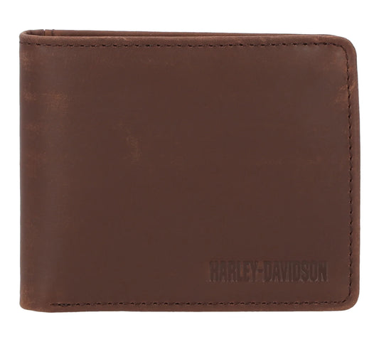 Portefeuille Harley-Davidson Smooth Classic - MWM031-BROWN