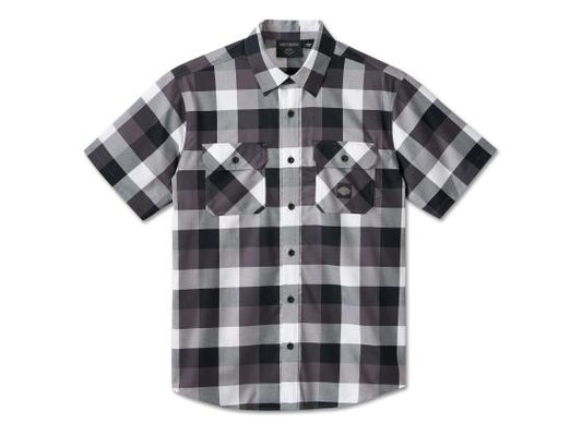 Chemise à manches courtes infroissable B&S pour homme - 96549-24VM