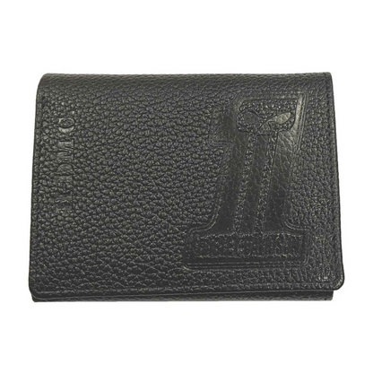 TRIFOND AVEC POCHE À MONNAIE À FERMETURE ÉCLAIR NUMÉRO UN - XML3845-BLACK