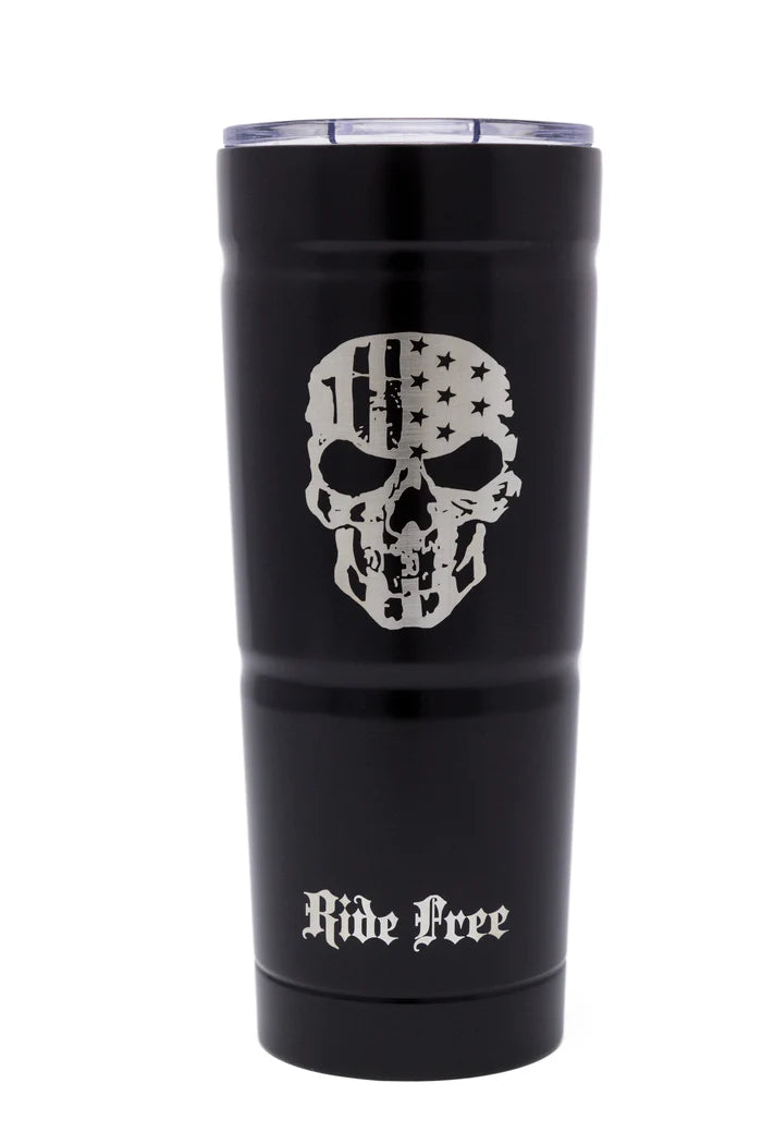 Gobelet isotherme en acier inoxydable noir RIDE FREE (750 ml) - 43000