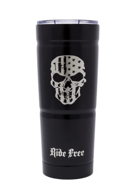 Gobelet isotherme en acier inoxydable noir RIDE FREE (750 ml) - 43000