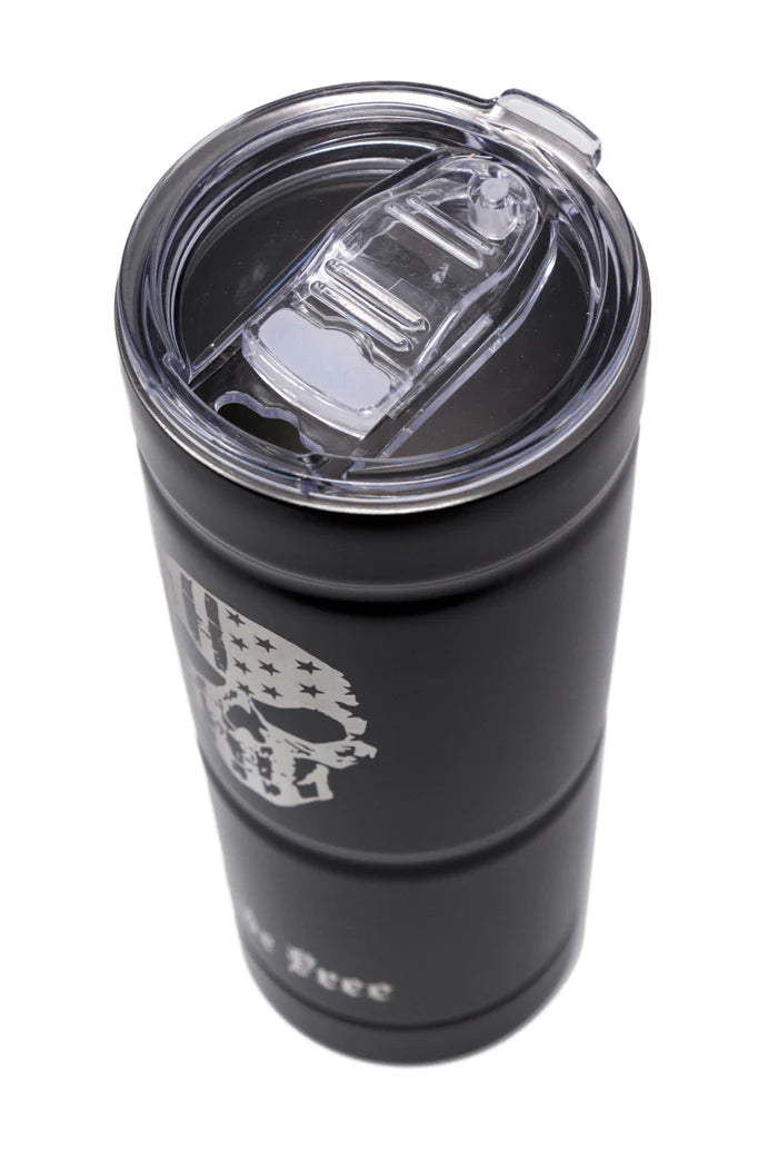 Gobelet isotherme en acier inoxydable noir RIDE FREE (750 ml) - 43000