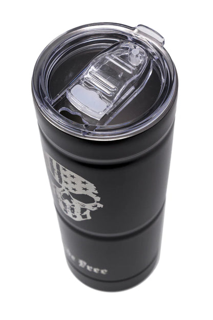 Gobelet isotherme en acier inoxydable noir RIDE FREE (750 ml) - 43000