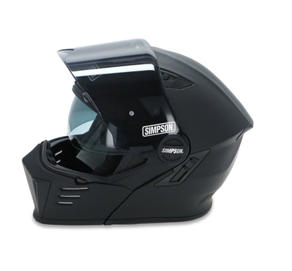 Casque Modulaire Simpson noir mat (Sim-M59)