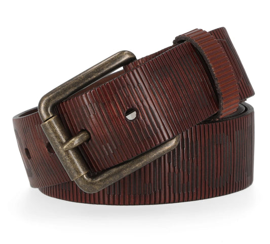 Ceinture Harley-Davidson® pour homme, marron, logo laser HD - BMM026/02