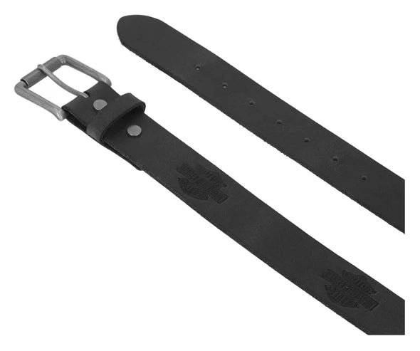 Ceinture en cuir noir Harley-Davidson® pour homme - BMM084/08