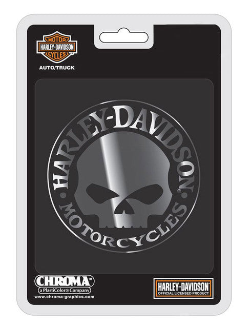 Emblème Harley-Davidson® Willie G chromé - CG9113