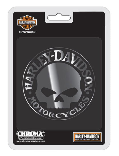 Emblème Harley-Davidson® Willie G chromé - CG9113