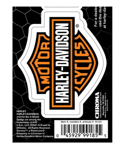 Ensemble de petits autocollants avec logo emblématique H-D® B&S -  CG99185