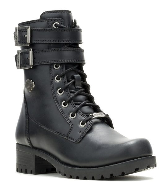 Bottes de moto H-D® Leyton 7,25" pour femme, noires - D84838