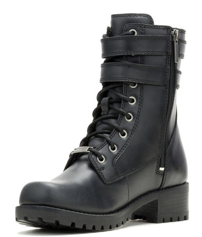 Bottes de moto H-D® Leyton 7,25" pour femme, noires - D84838