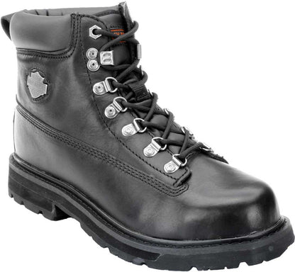 Bottes de moto H-D® Drive noires à embout d'acier pour homme - D91144