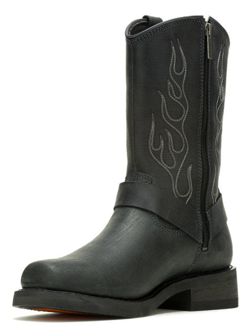 Bottes noires H-D® Hustin West 11 pouces pour hommes - D93865