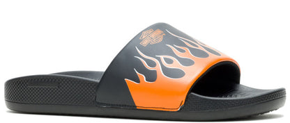 Sandales à bout ouvert H-D® Brazen B&S Flaming Lifestyle pour homme - D93896