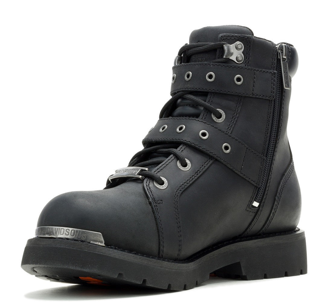 Bottes de moto H-D® Ironblze WP en cuir noir pour homme - D93909