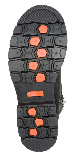 Bottes de moto H-D® Ironblze WP en cuir noir pour homme - D93909