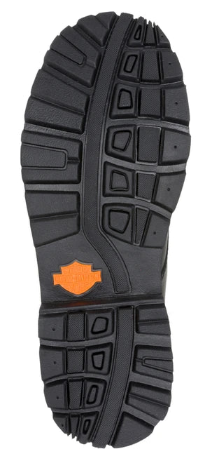Bottes de moto H-D® Rambert Lace en cuir noir pour homme - D93913