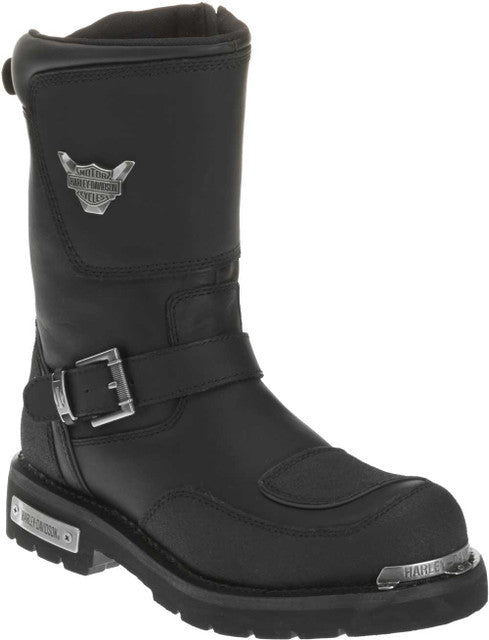 Bottes de moto Harley-Davidson® Shift Engineer Zip noires pour homme - D95115
