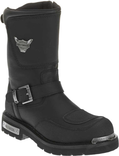 Bottes de moto Harley-Davidson® Shift Engineer Zip noires pour homme - D95115