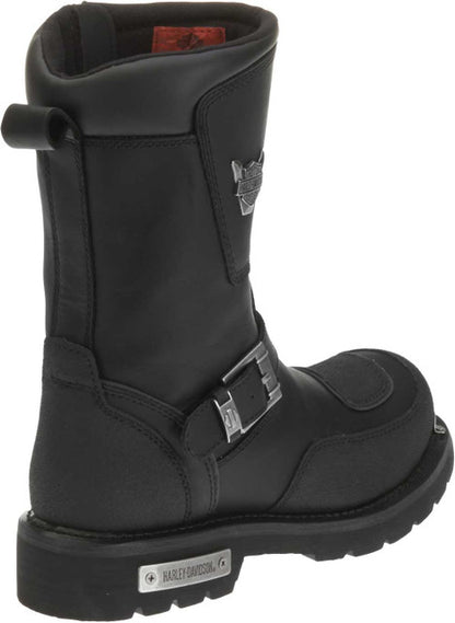 Bottes de moto Harley-Davidson® Shift Engineer Zip noires pour homme - D95115
