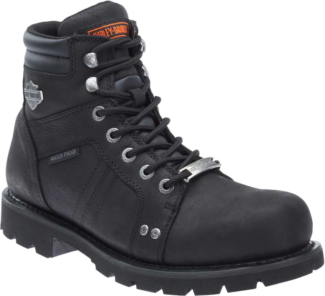 Bottes de moto noires imperméables Prestwick pour homme - D96134